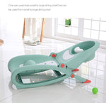 Transform Bath Time into a Relaxing with Folding Infant Hair Wash Baby Chair