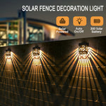 Transform Your Outdoor Space with Our Solar Fence Decoration Lights