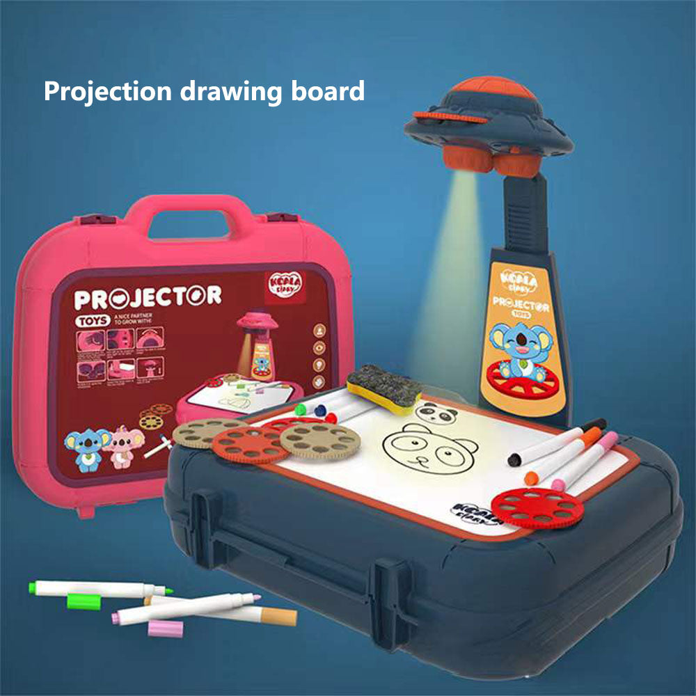 Unleash Your Child's Artistic Genius with Our Kids Drawing Projection Suitcase