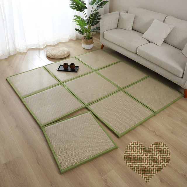 Durable Rattan Play Mat for Indoor and Outdoor
