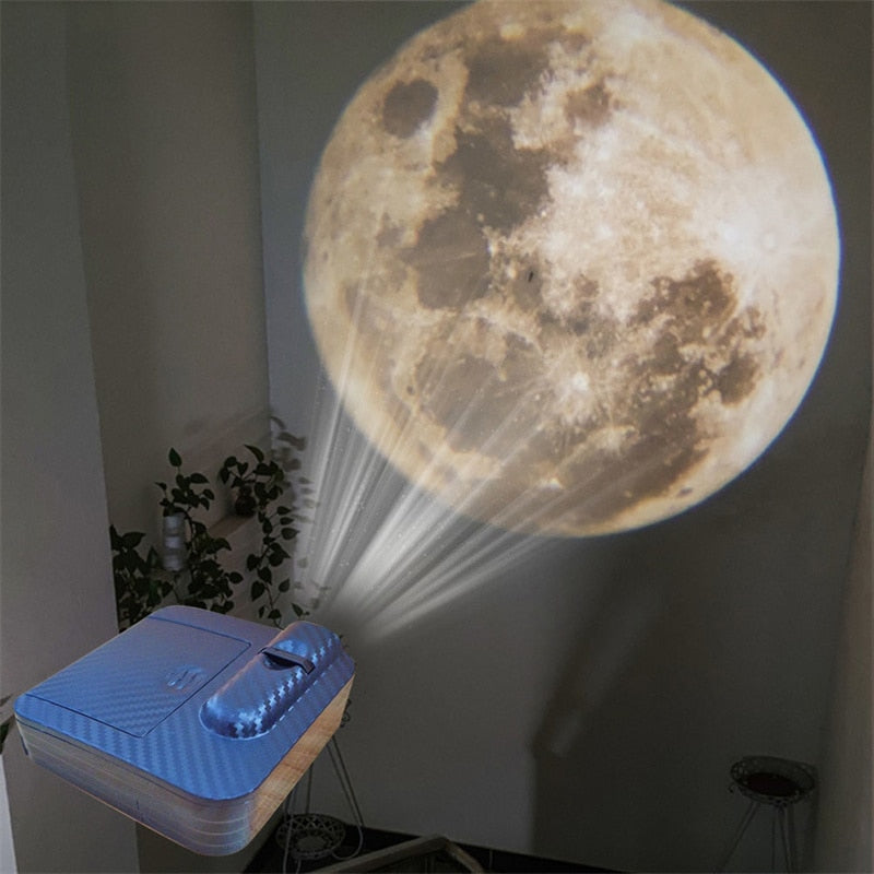 Aurora Moon Galaxy Projection Lamp