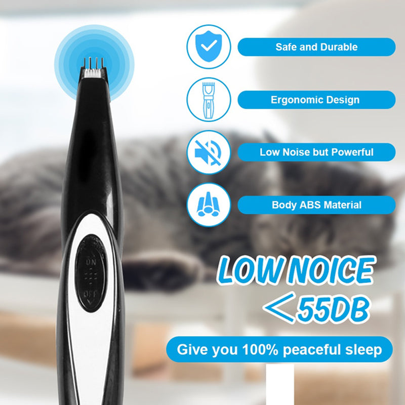 Pamper Your Pet with Our Low Noise Paw Fur Trimmer